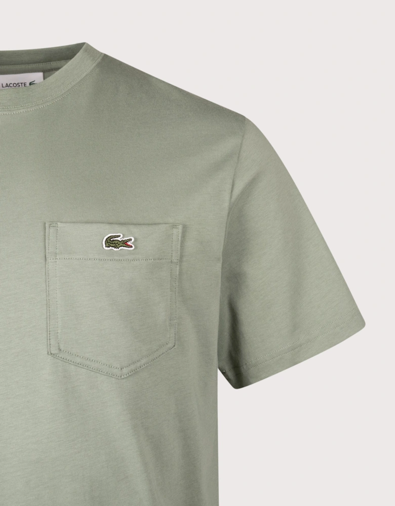 Cotton T-Shirt with Breast Pocket