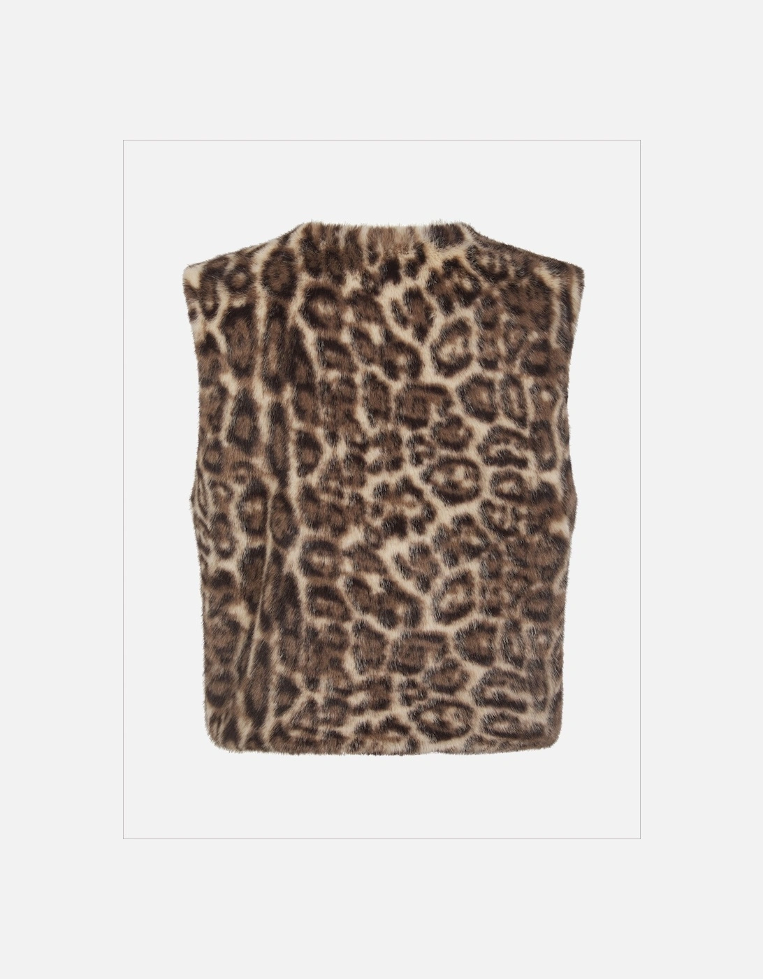 EDELWEISS GILET Natural Leopard