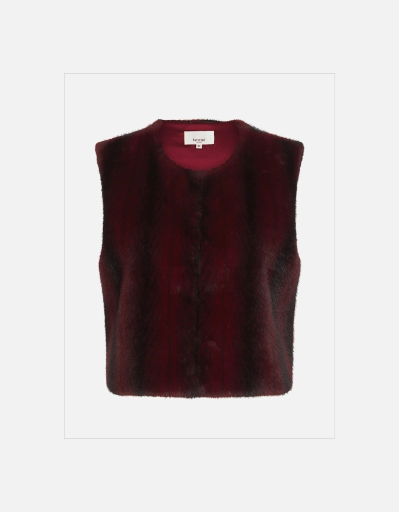 EDELWEISS GILET Burgundy