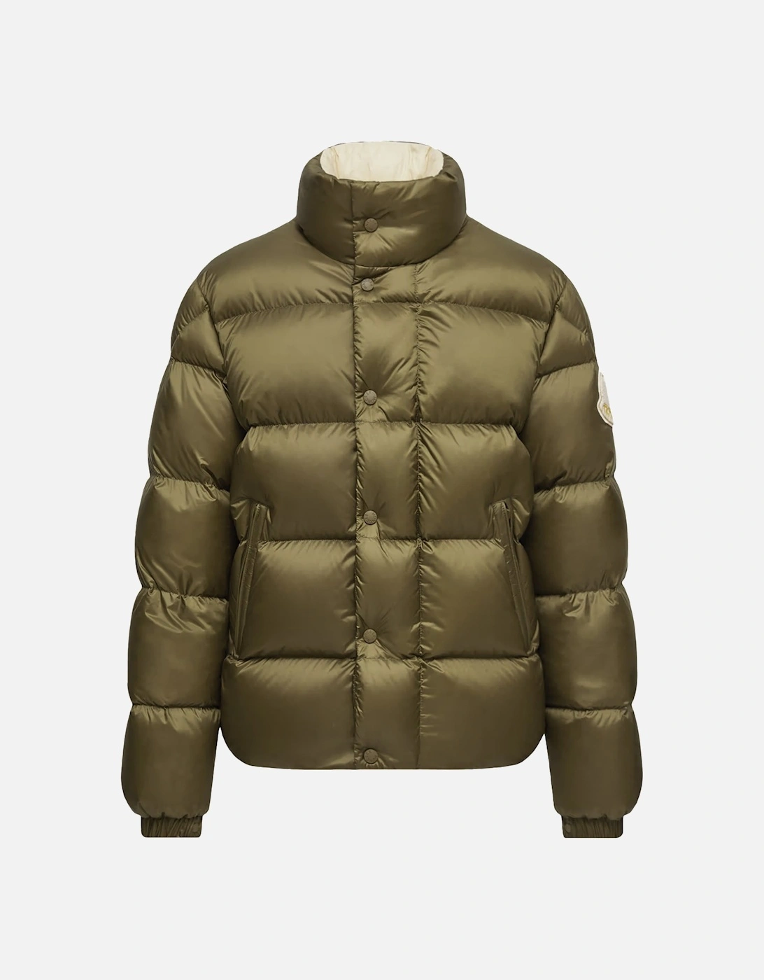Moncler Men's Tripiti Jacket Green - Cream - Size: 40/Regular