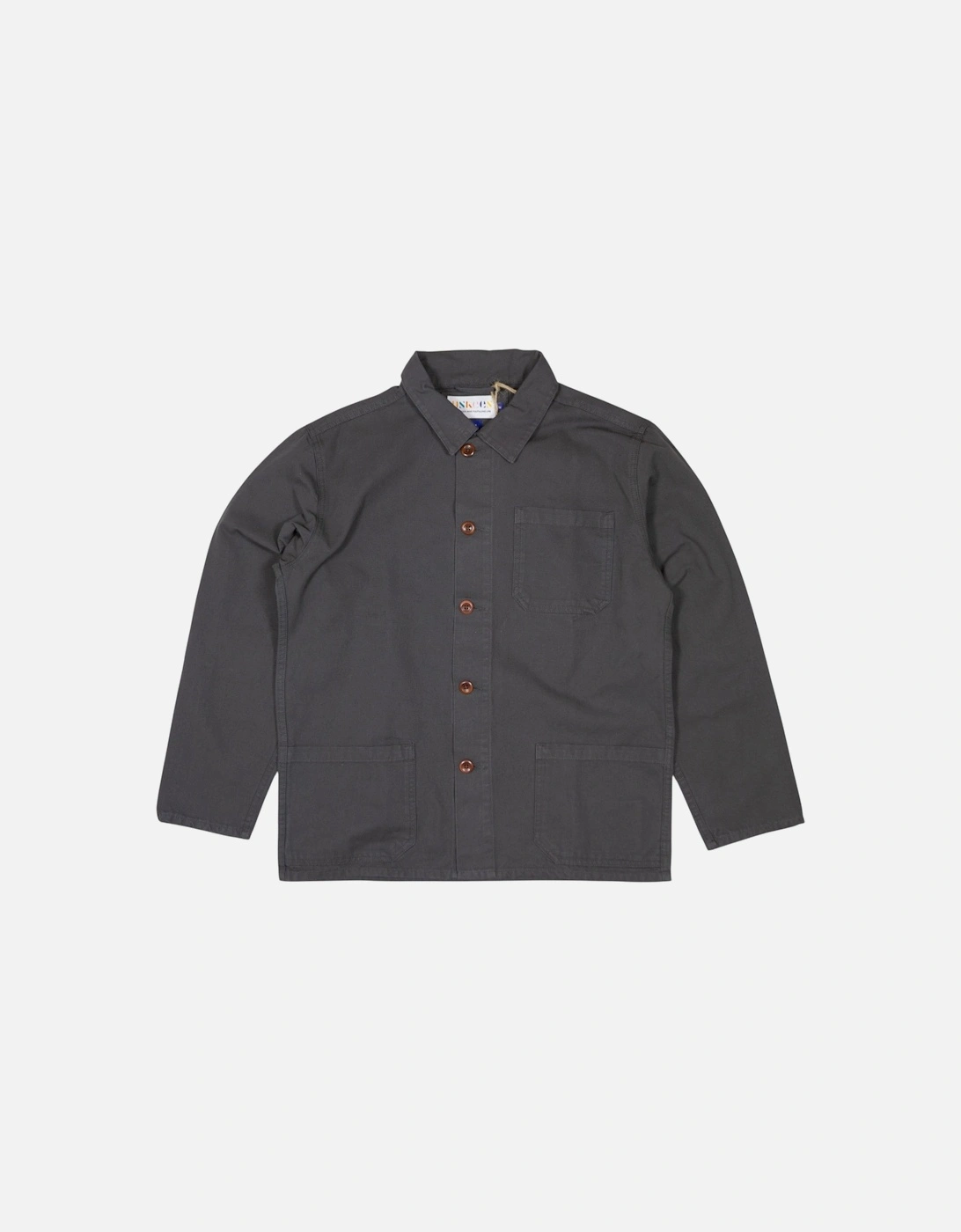 3001 Buttoned Overshirt Jacket - Charcoal, 6 of 5