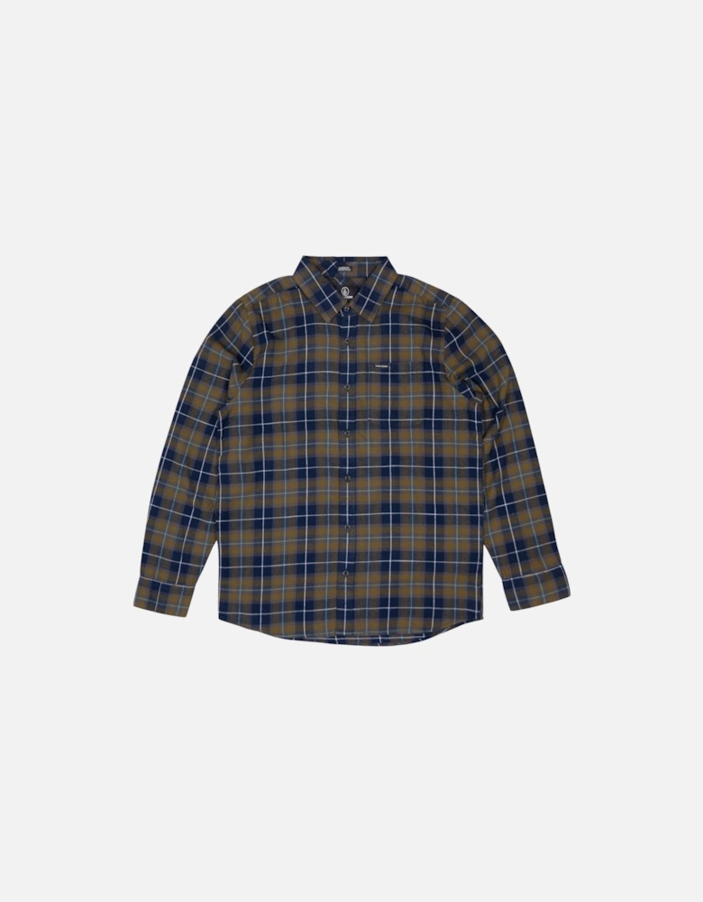 Caden Plaid Shirt - Navy