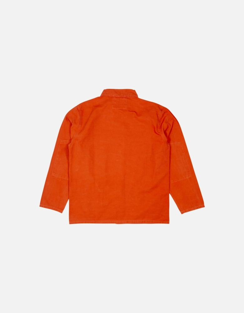3001 Buttoned Overshirt Jacket - Rust