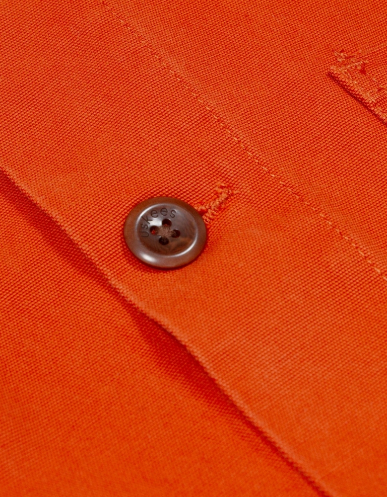3001 Buttoned Overshirt Jacket - Rust