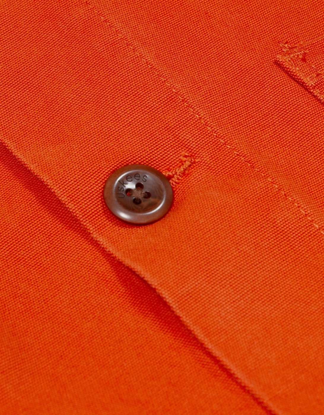 3001 Buttoned Overshirt Jacket - Rust