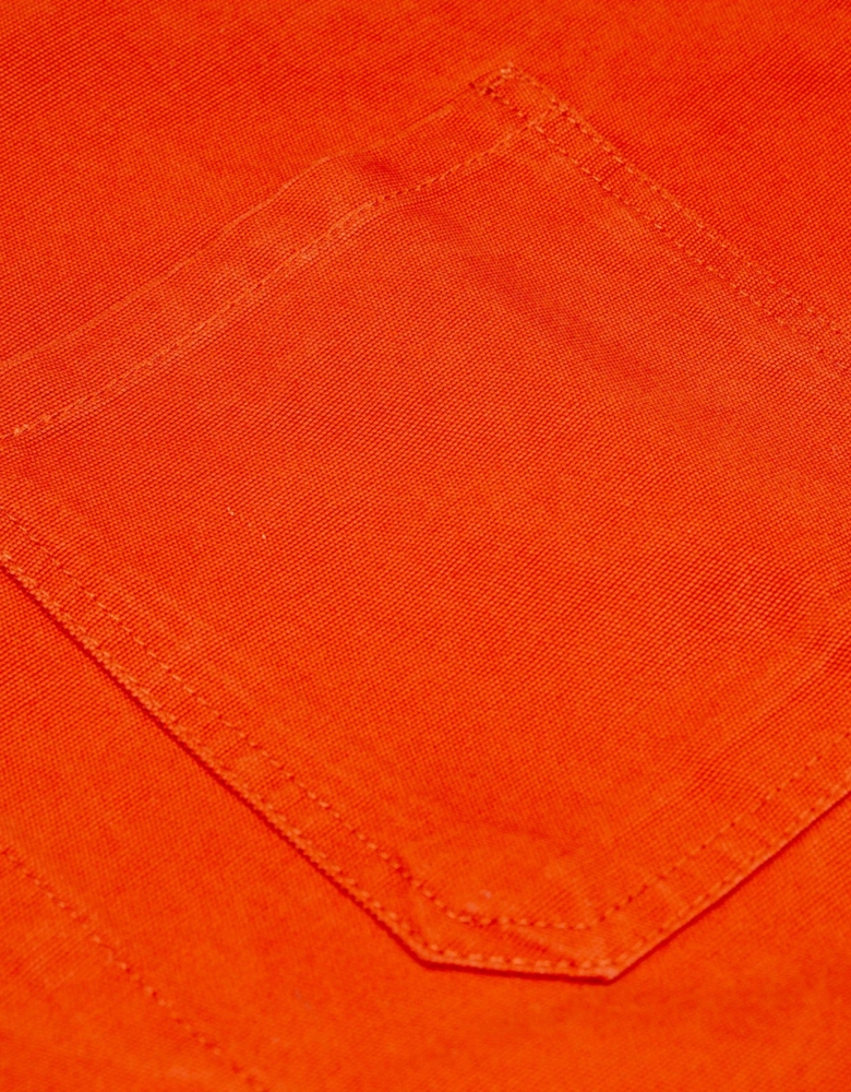 3001 Buttoned Overshirt Jacket - Rust