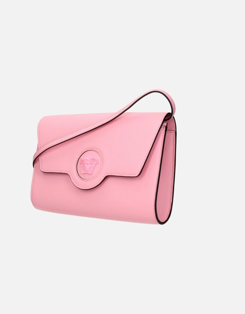 Leather Clutch with Adjustable Shoulder Strap Women - Pink Clutch Bags
