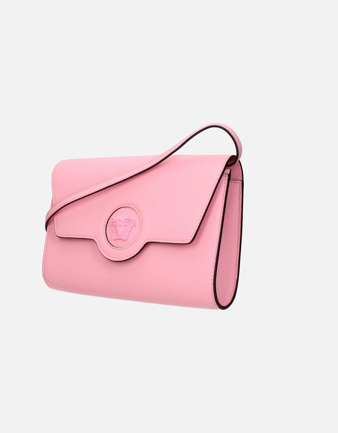 Leather Clutch with Adjustable Shoulder Strap Women - Pink Clutch Bags