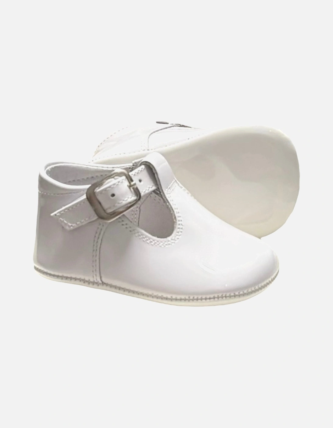 Boys White Soft Sole Shoes