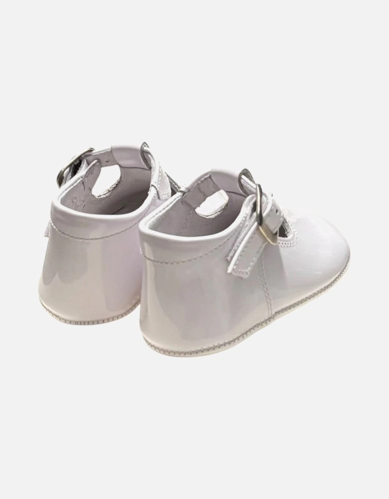 Boys White Soft Sole Shoes