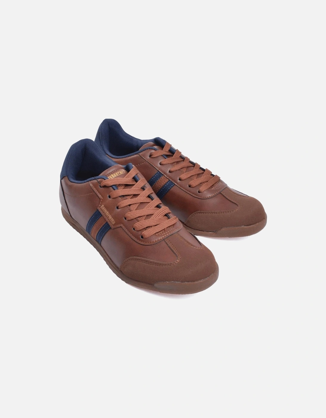 Mens Tackle Retro Trainers Shoes, 2 of 1