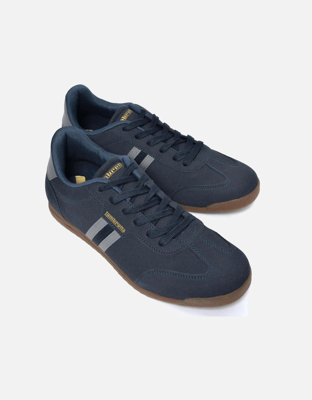 Mens Tackle Retro Trainers Shoes, 2 of 1
