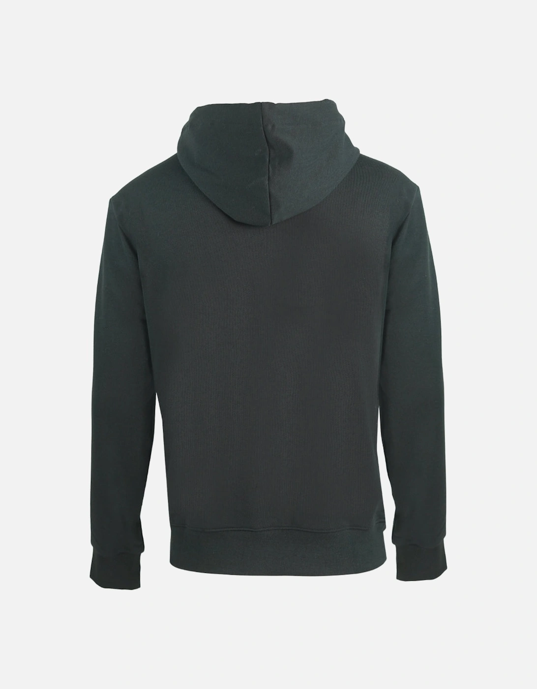 Large Crest Black Hoodie