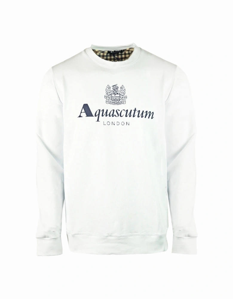 Waterfield Logo White Sweatshirt