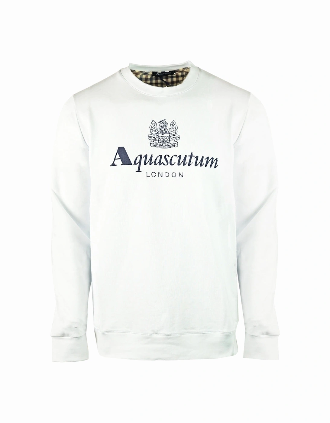 Waterfield Logo White Sweatshirt, 3 of 2