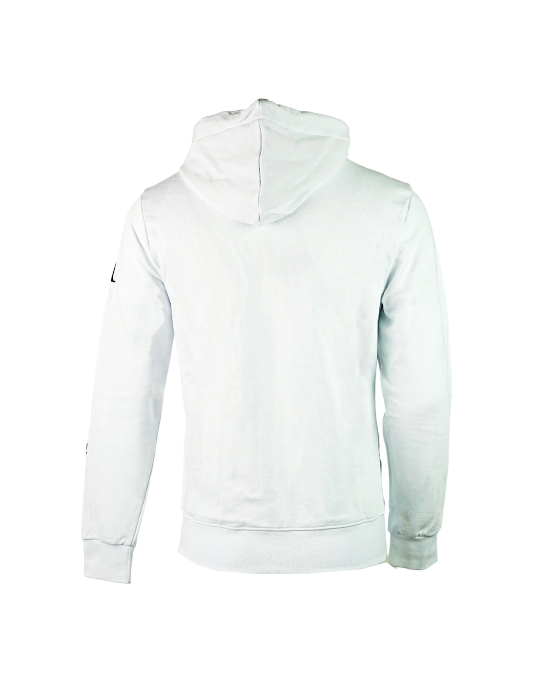 Waterfield Logo White Zip Hoodie