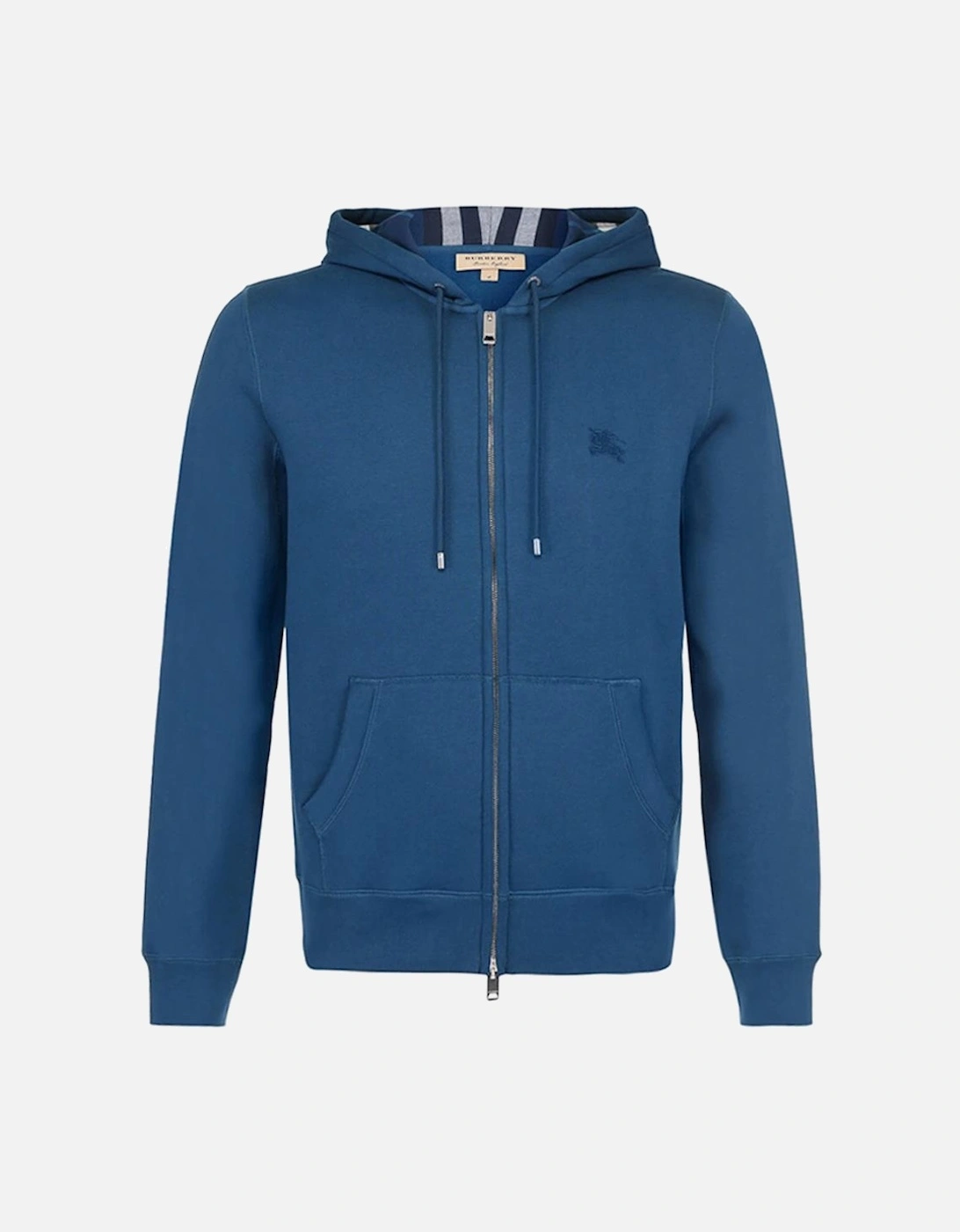 Burberry Check Zip Hoodie Off Blue, 2 of 1