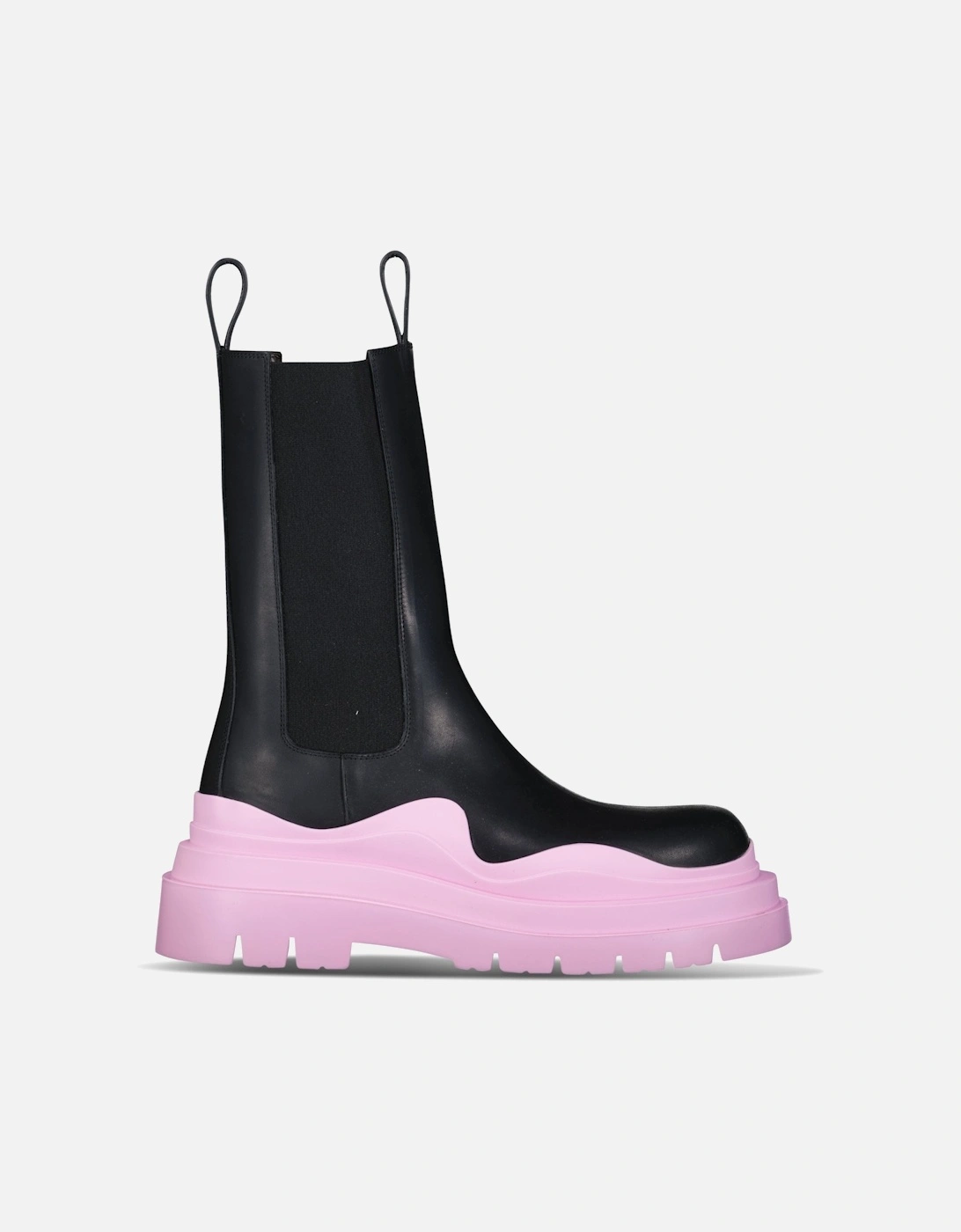 Tire Chelsea Boot in Black and Pink, 5 of 4