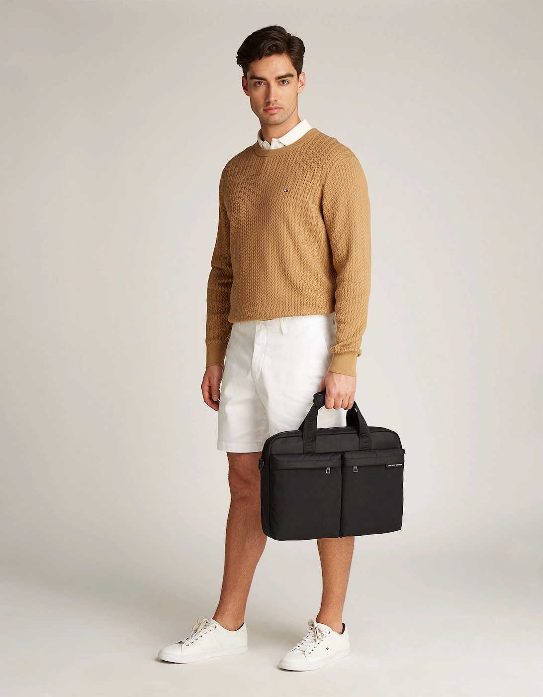Rubberised Logo Laptop Bag