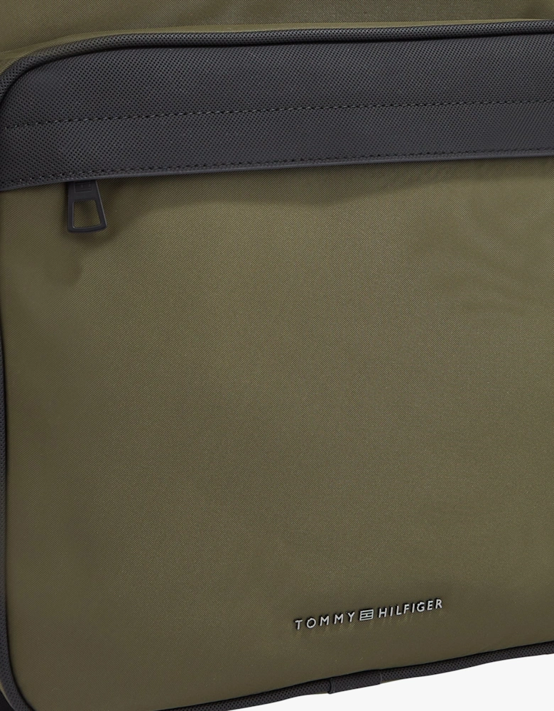 REPREVE Metal Logo Backpack Army Green