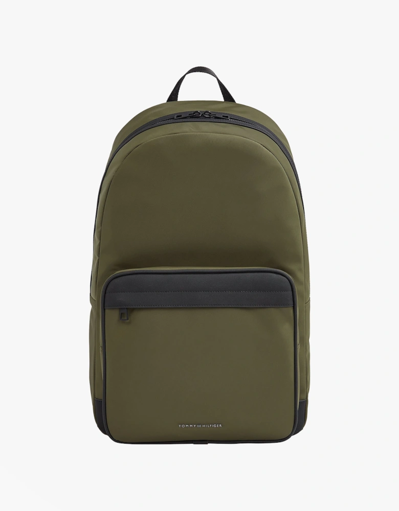 REPREVE Metal Logo Backpack Army Green