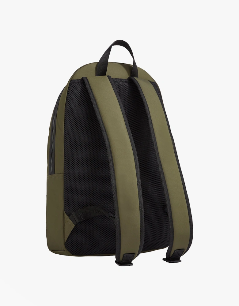REPREVE Metal Logo Backpack Army Green