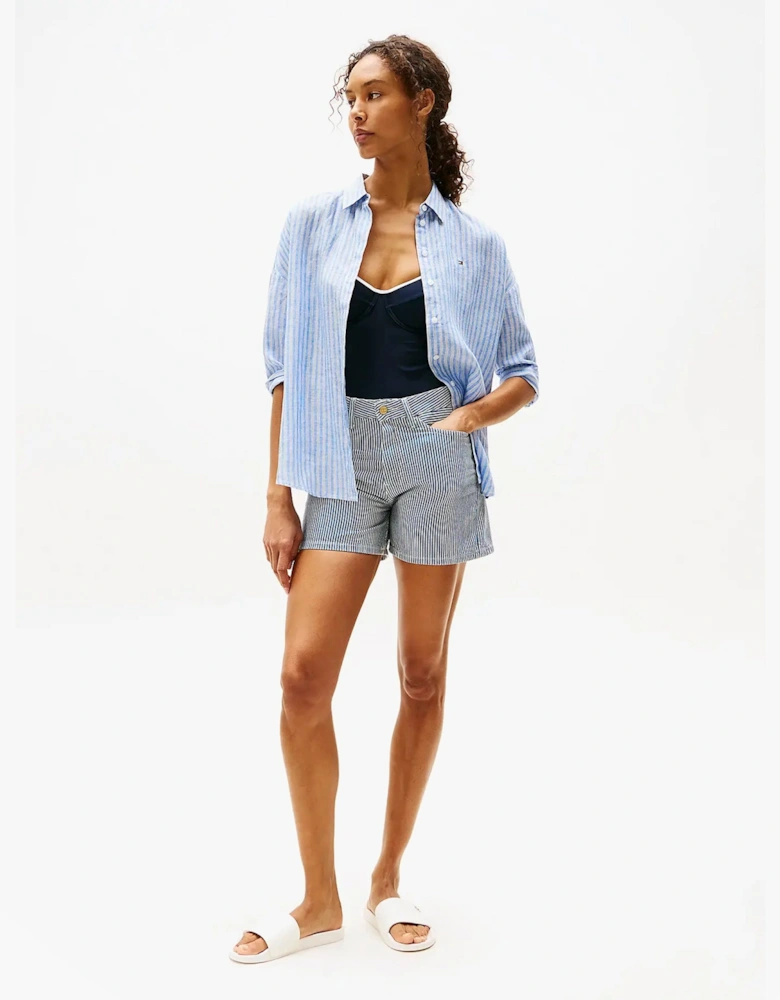 MONOGRAM POOLSIDE Womens Sliders White