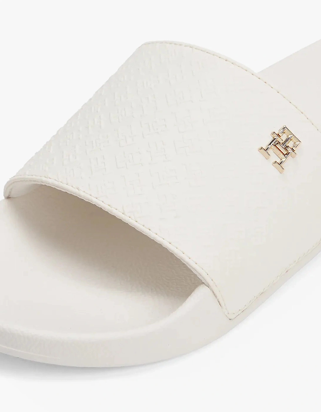 MONOGRAM POOLSIDE Womens Sliders White