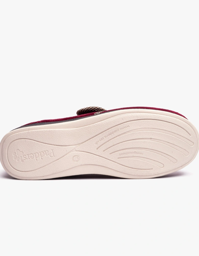 HARRY Mens Slippers Burgundy