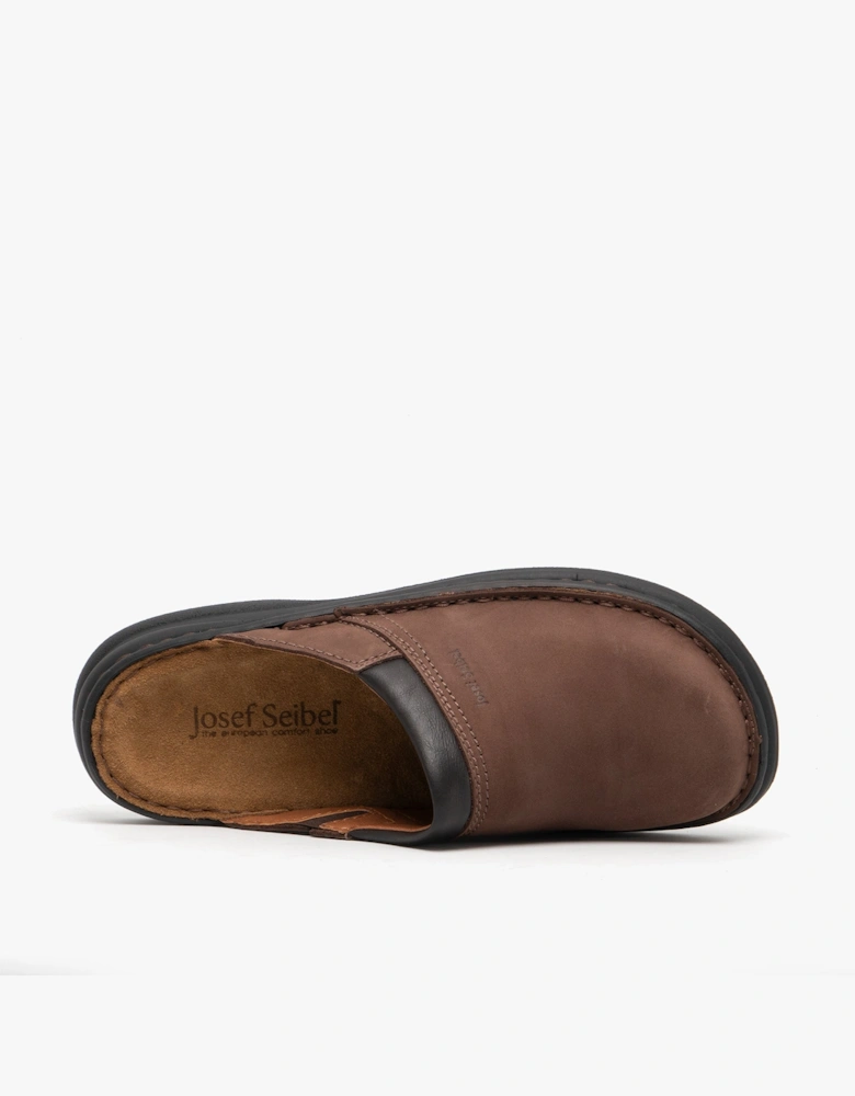 MAX Mens Nubuck Leather Mule Clogs Brasil