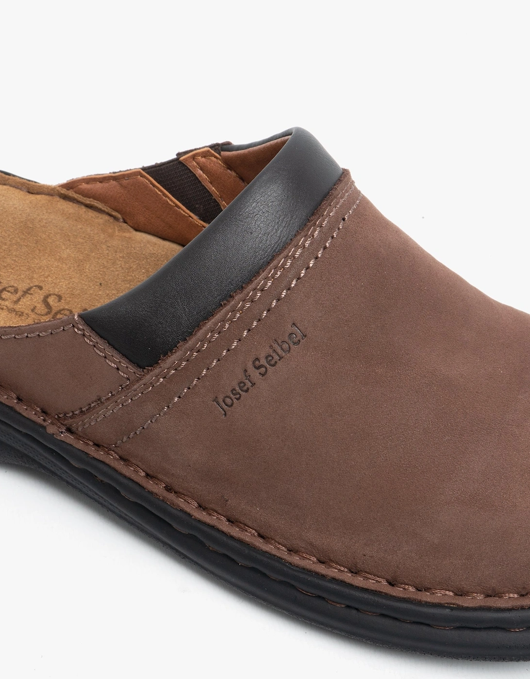 MAX Mens Nubuck Leather Mule Clogs Brasil