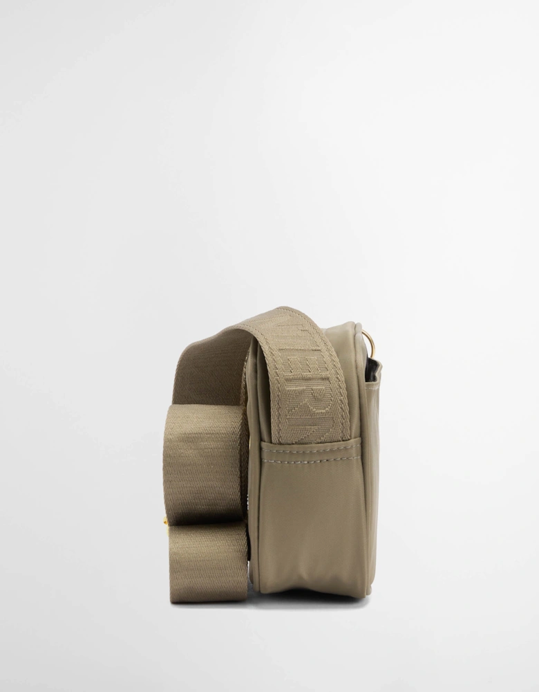 Qualify Womens Micro Crossbody Bag - Dusky Khaki