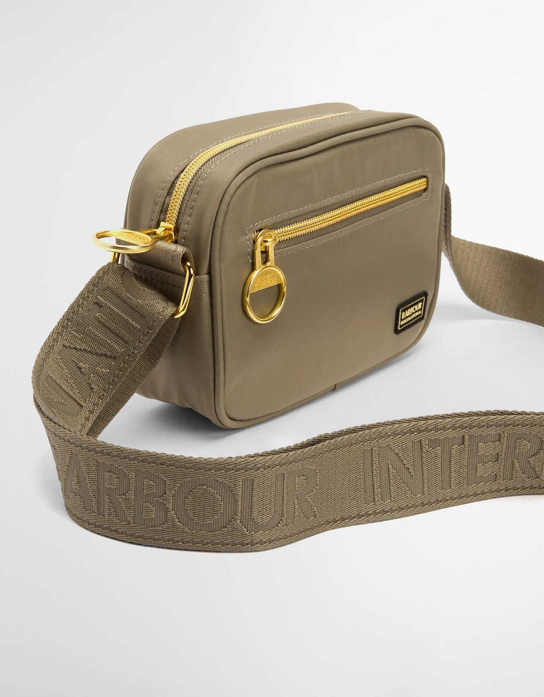 Qualify Womens Micro Crossbody Bag - Dusky Khaki