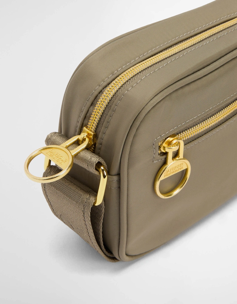 Qualify Womens Micro Crossbody Bag - Dusky Khaki