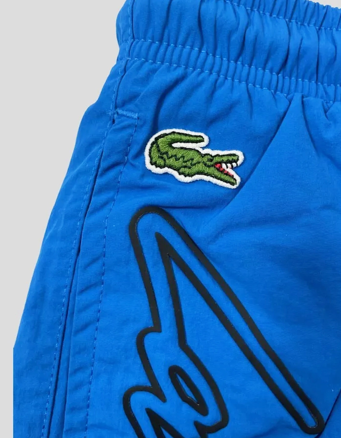 L!VE Blue Signature Print Swimshorts