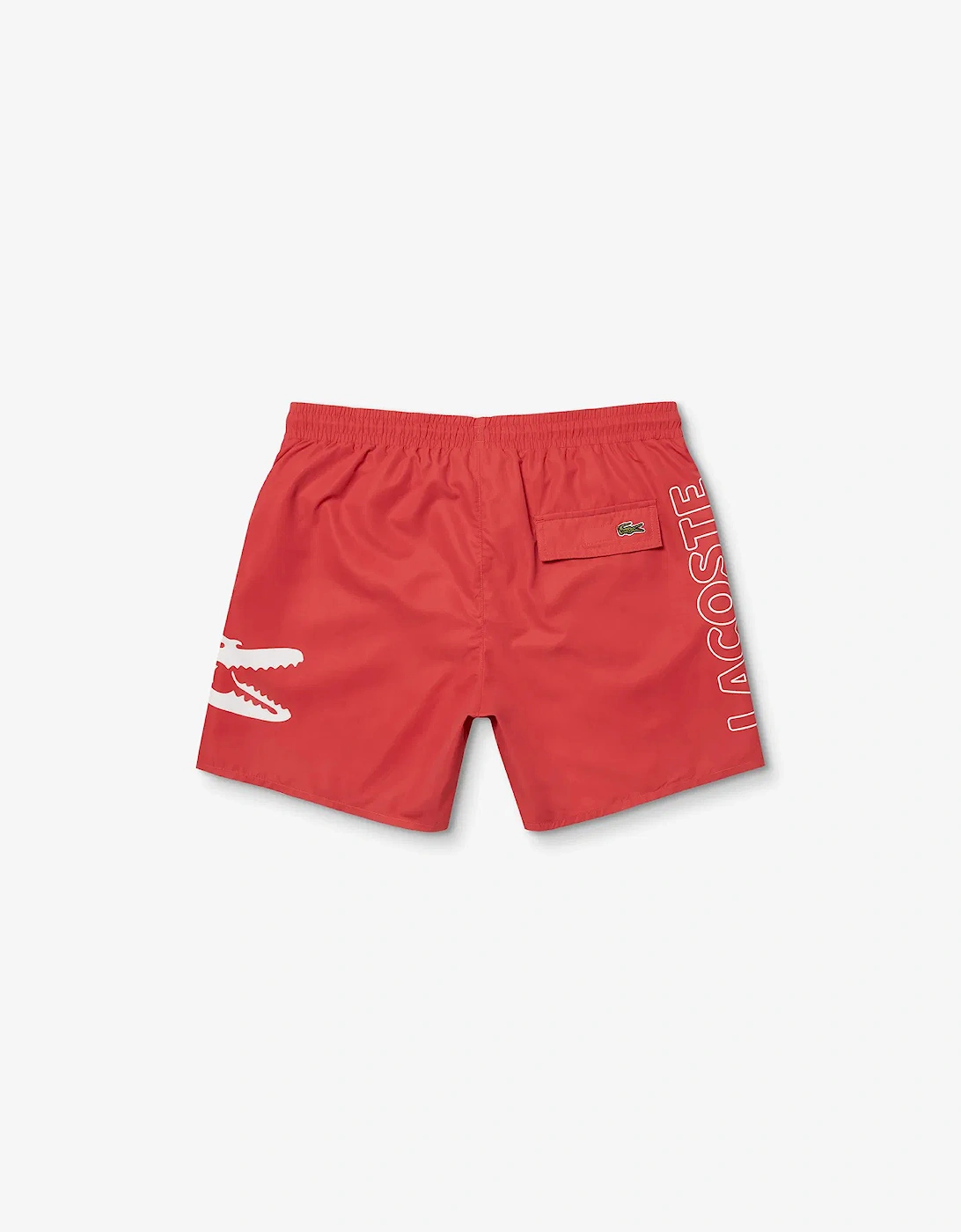 Red Big Logo Swimshorts