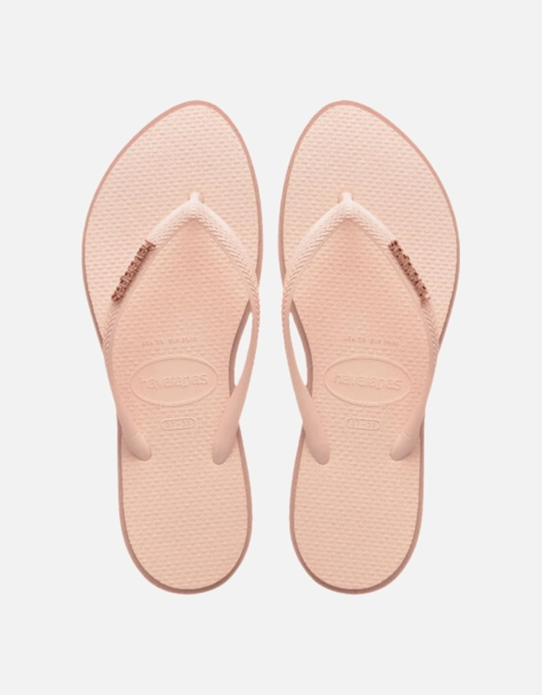 Womens Slim Point Flip Flops