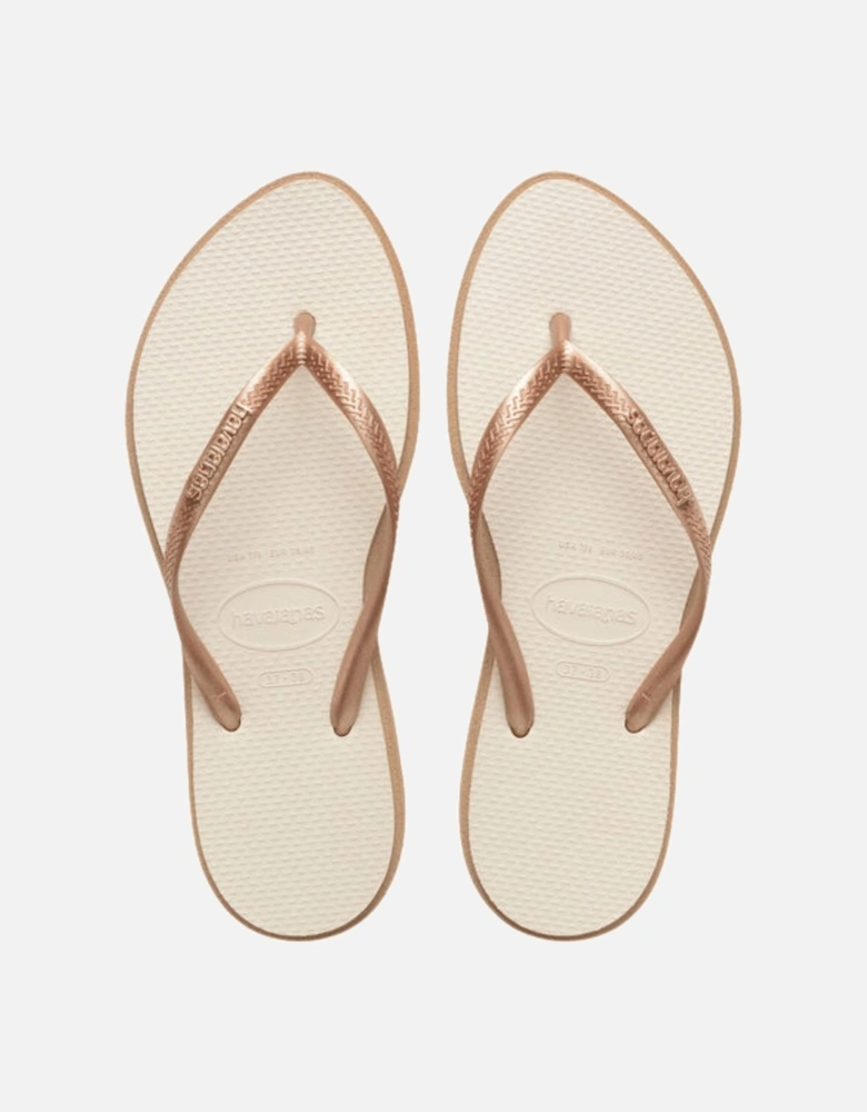 Womens Slim Point Flip Flops