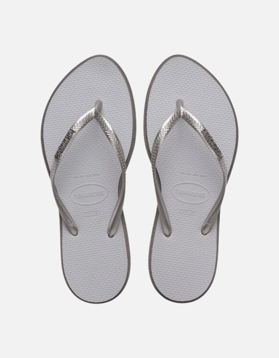 Womens Slim Point Flip Flops, 2 of 1