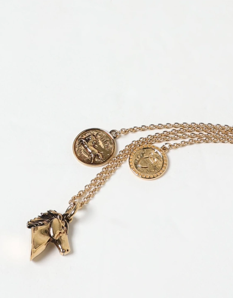 Layered Horse Pendant Necklace
