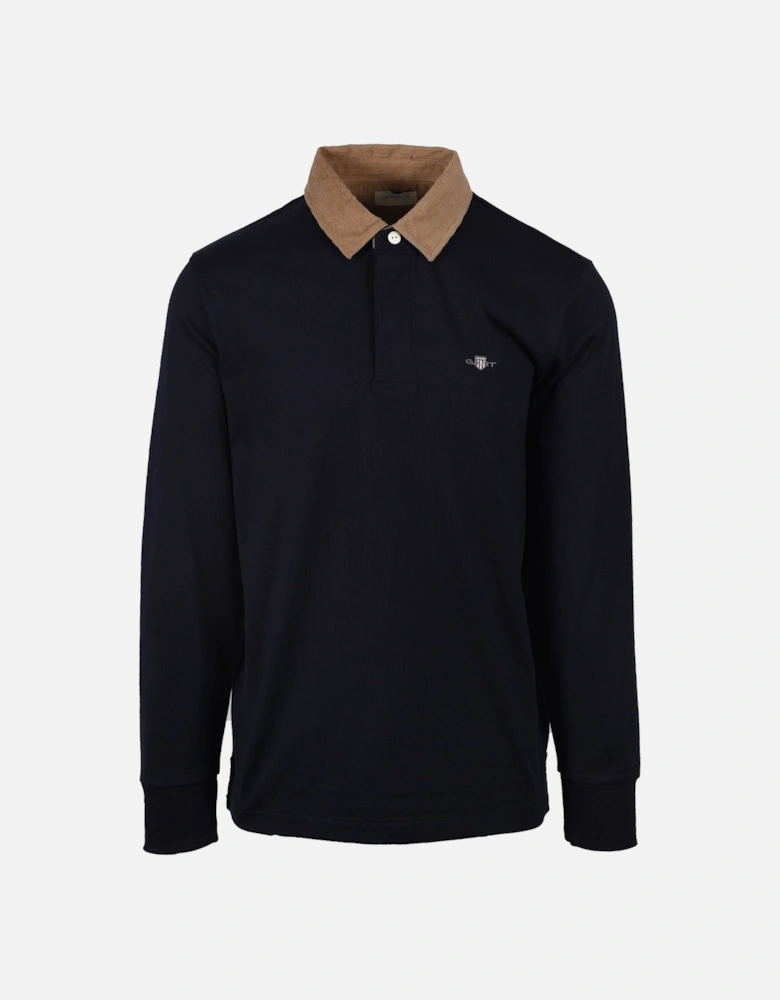 Cord Collar Heavy Rugger Evening Blue