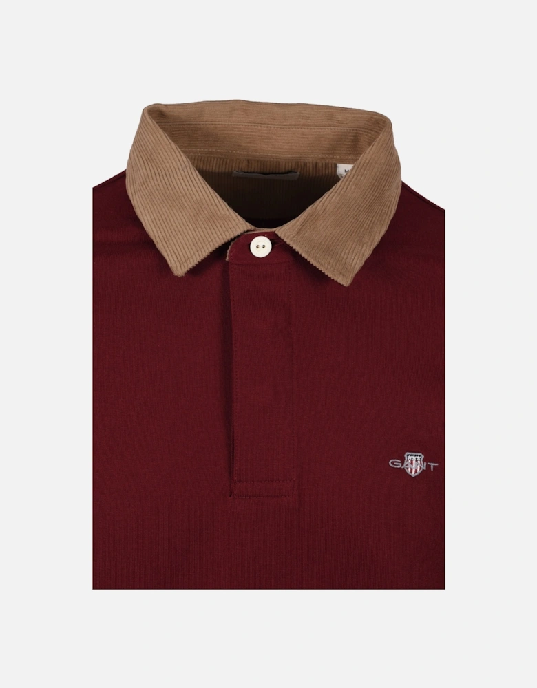 Cord Collar Heaver Rugger Plumped Red