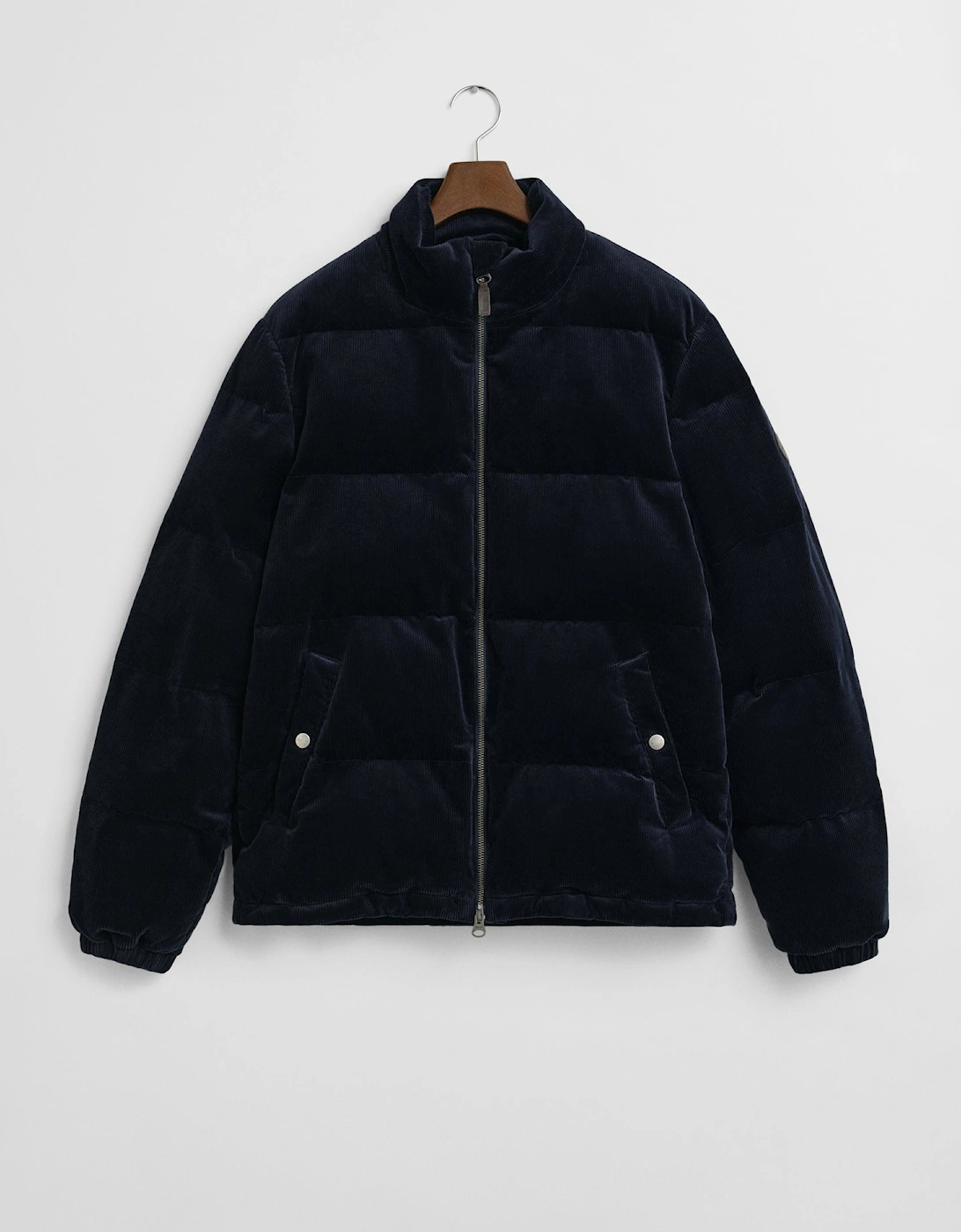 Mens Cord Puffer Jacket - 433 Evening Blue, 2 of 1