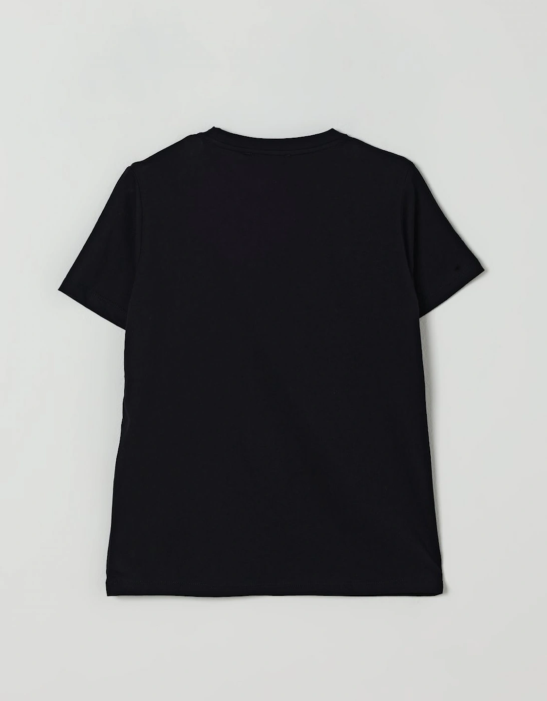 Crew Neck Short Sleeve Casual T-Shirt with Logo