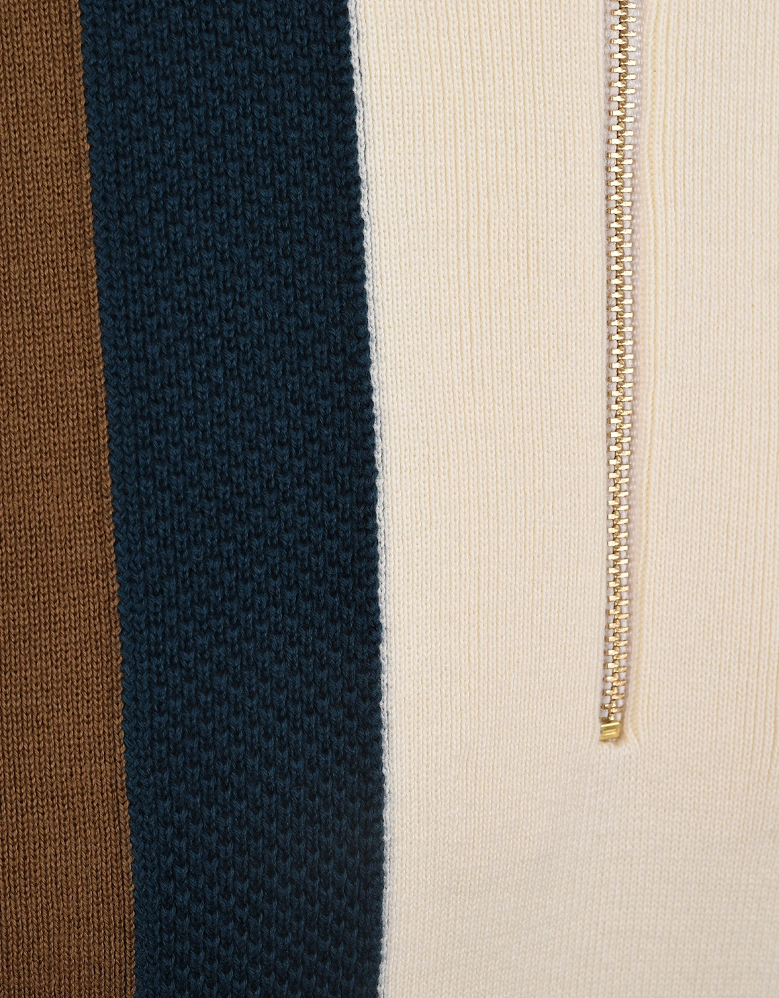 Stripe Knitted Shirt Shaded Stone