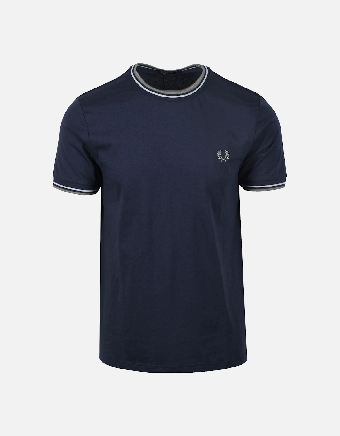 Twin Tipped T-Shirt Dark Airforce/Lilac/Bayleaf, 4 of 3