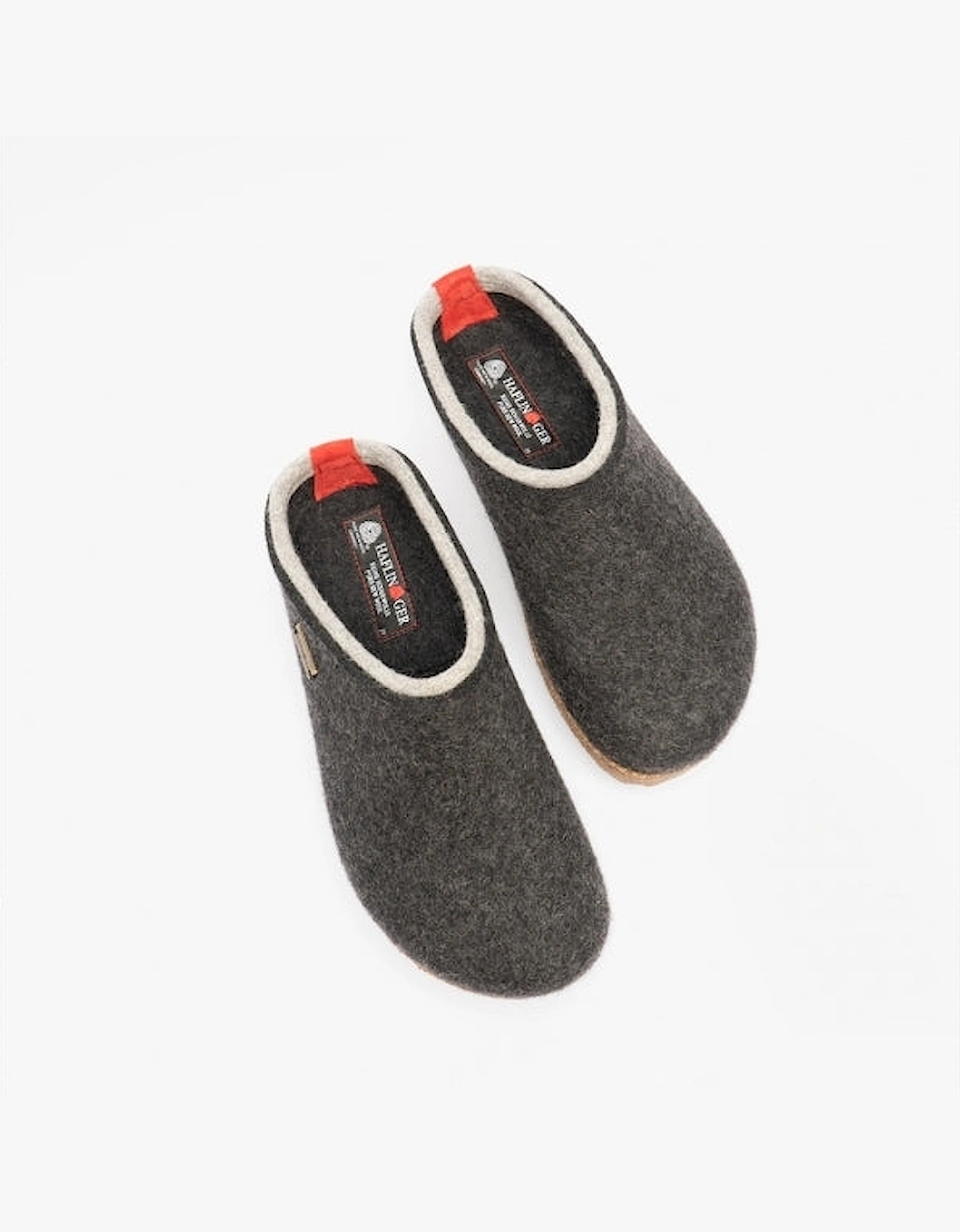 KRIS Womens Wool Slippers Graphite