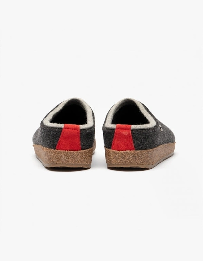 KRIS Womens Wool Slippers Graphite