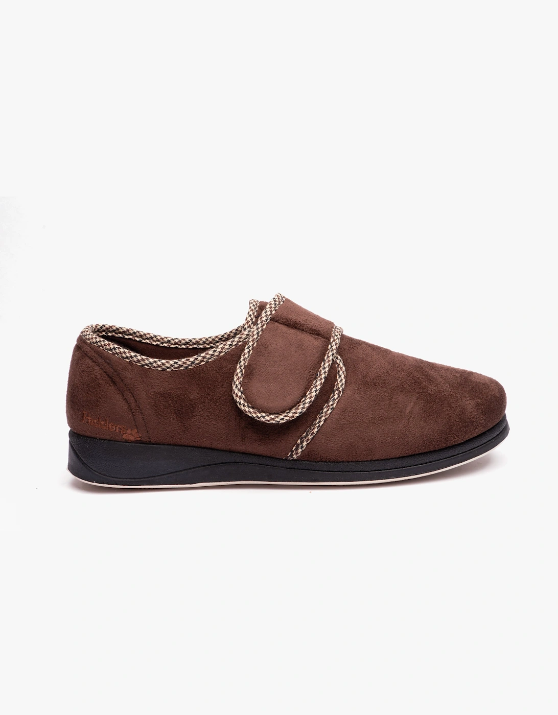 Men's Padders HARRY (G Fit) Mens Slippers Dark Brown - Size: 10