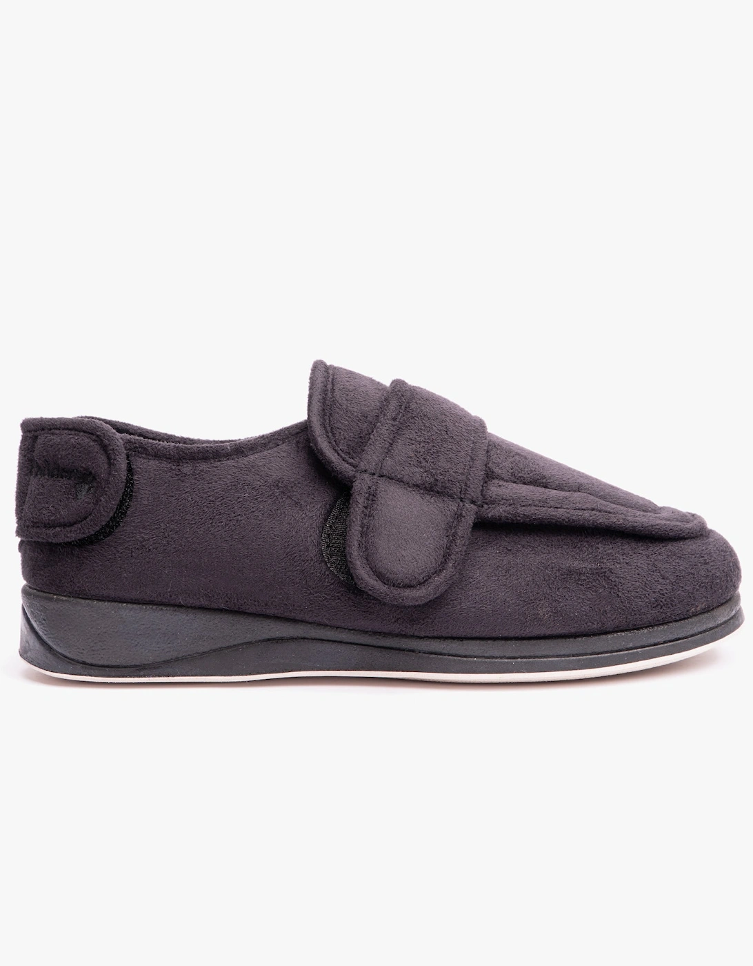 WRAP Mens Slippers Black, 7 of 6